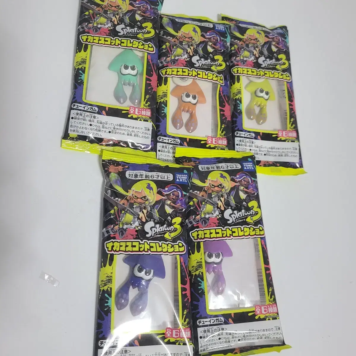 Splatoon 3 Squid Octopus doll Merchandise Figures Gacha Nintendo Games keyring Straps