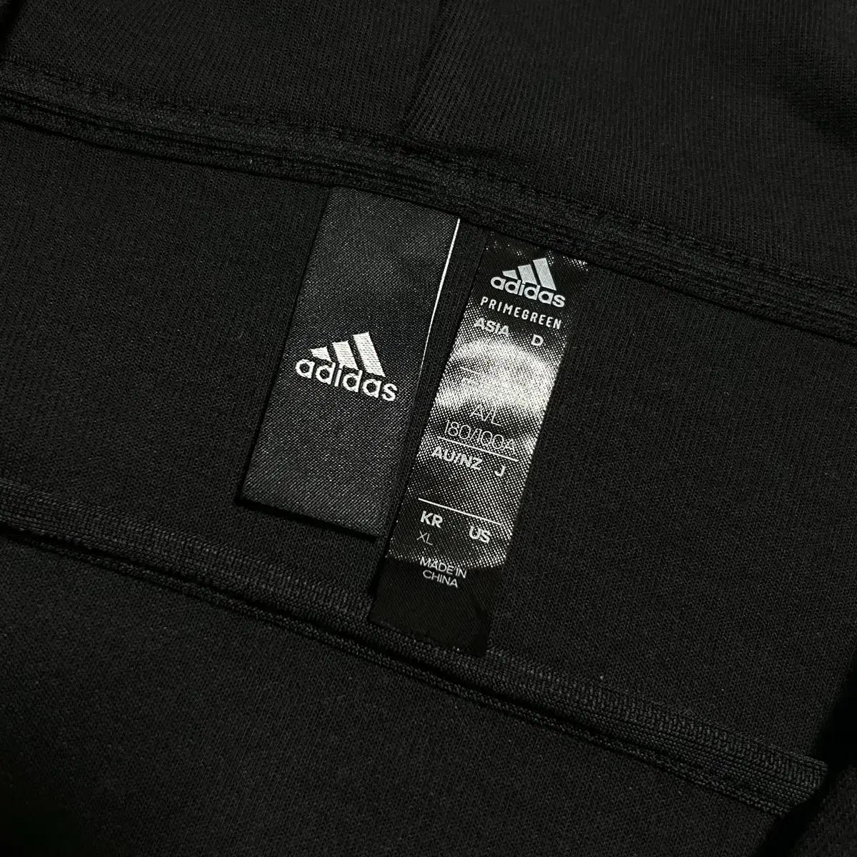 [ L ] adidas 아디다스 zne 투웨이 블랙 후드집업 져지