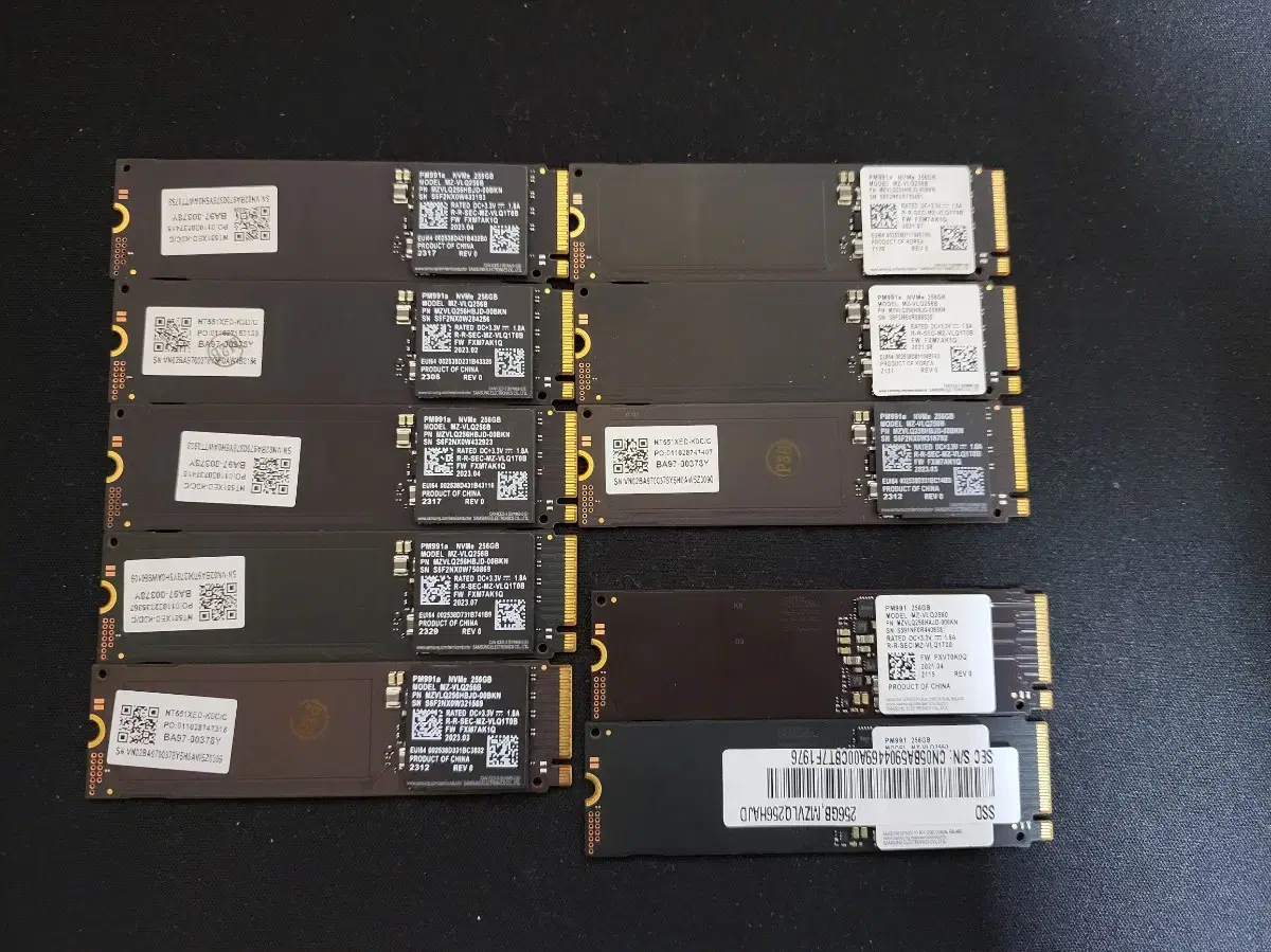 삼성 NVME SSD PM991A 256GB