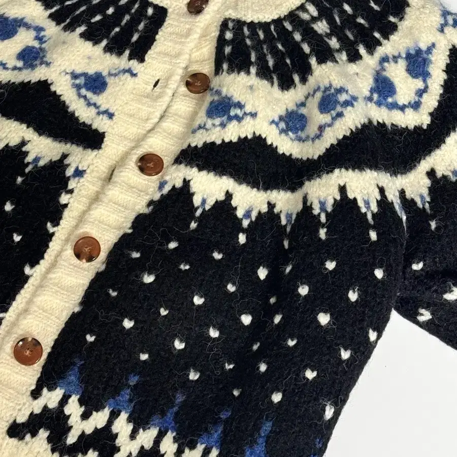 그린버터 가디건 Heidi Alpaca Nordic Cardigan (B