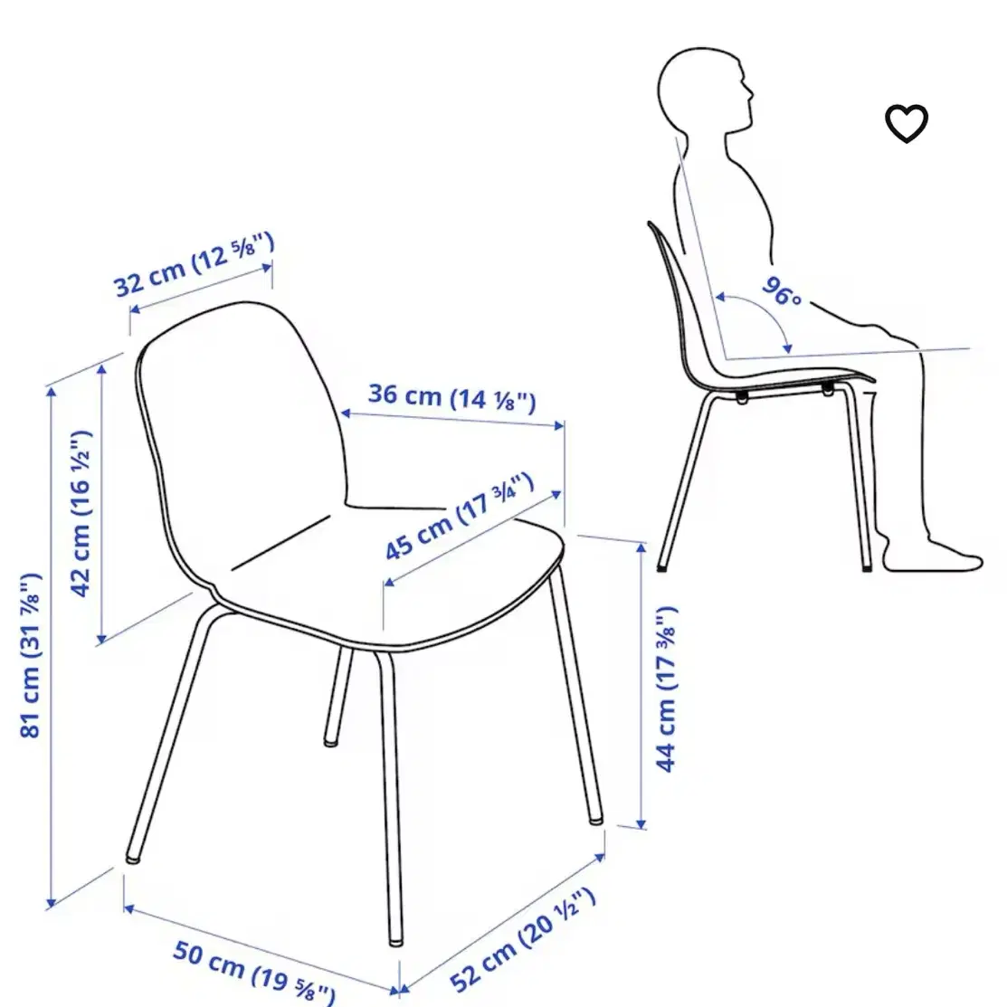 이케아 책상+의자2 (그로살로+리도스2)