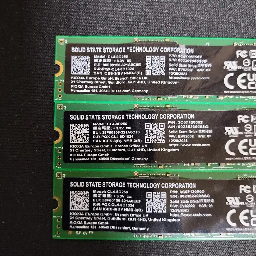 키오시아 CL4 8D256 NVME SSD 256GB GEN4