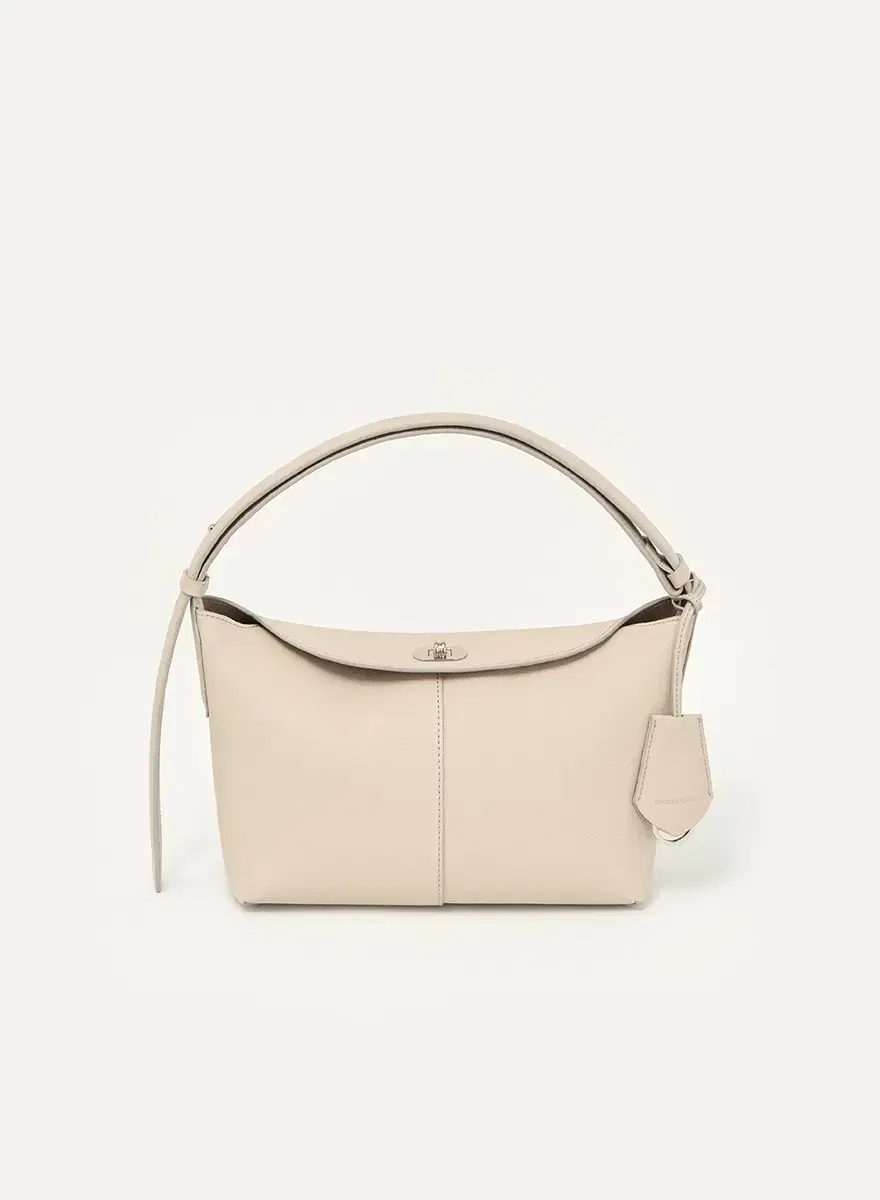 킨더살몬 Clouet Flap Leather Tote Bag Ivory