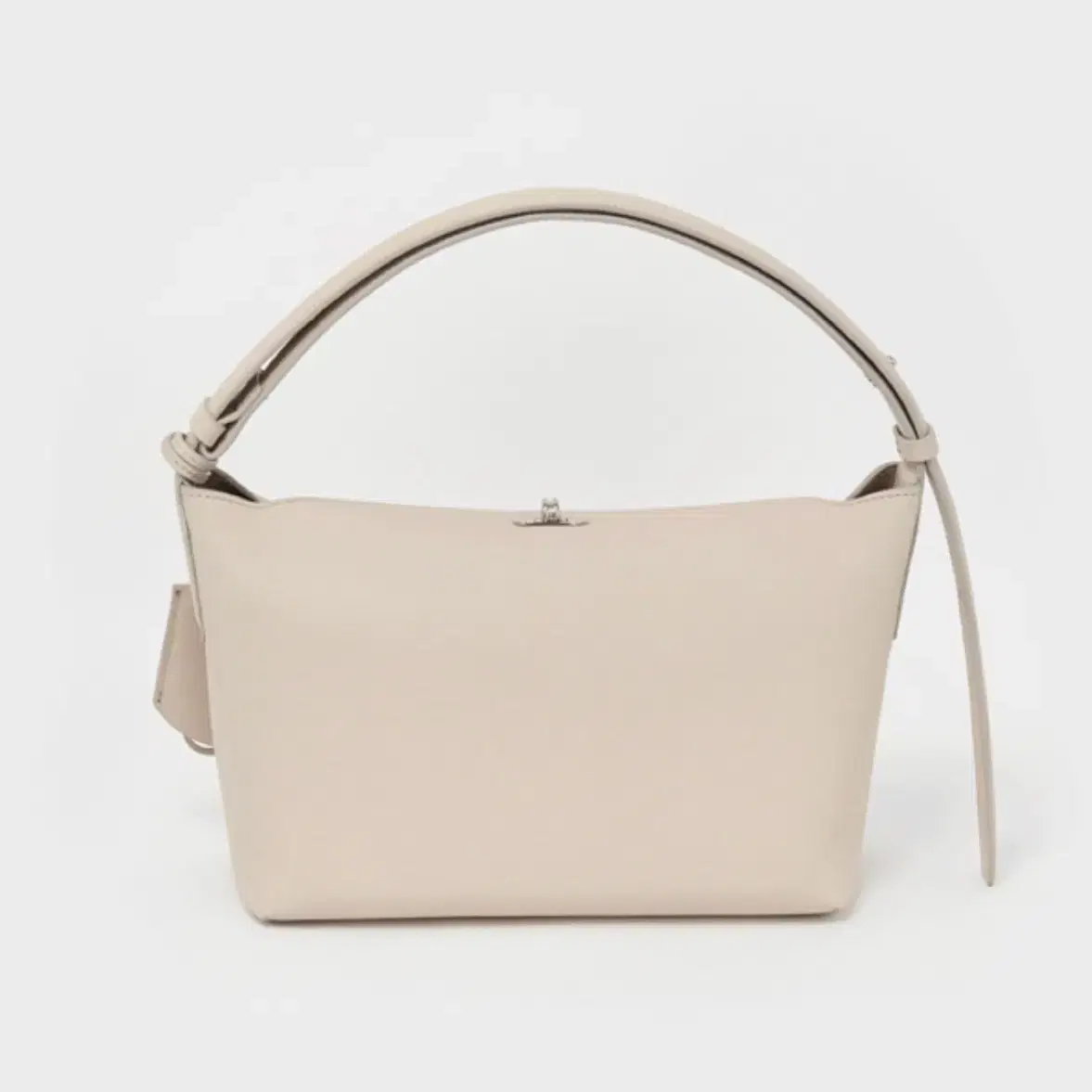 킨더살몬 Clouet Flap Leather Tote Bag Ivory