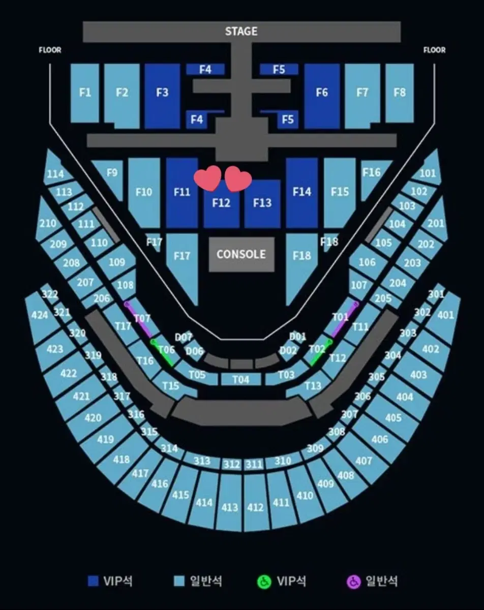 1/18 NCT 127 Concert First Cone F12 Row 7