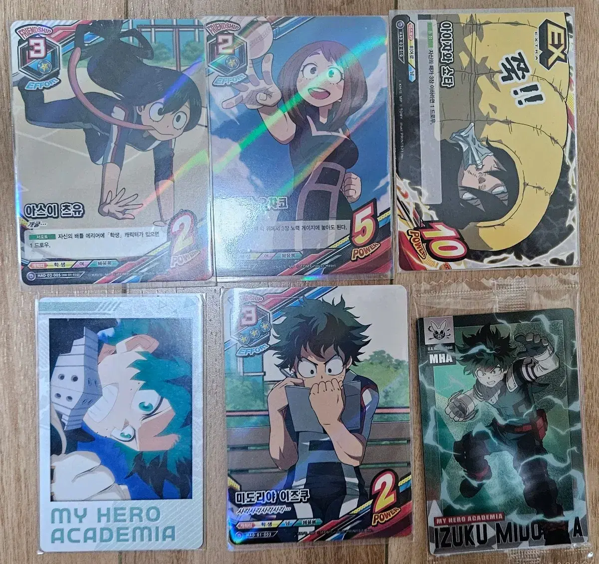 Hiroaka kard Chiryu Goods Midoriya Aizawa Ochako Tsuyu