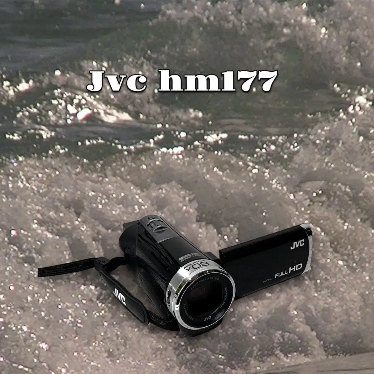 A급/ 거의 새상품/ jvc hm177 빈티지 캠코더 블랙