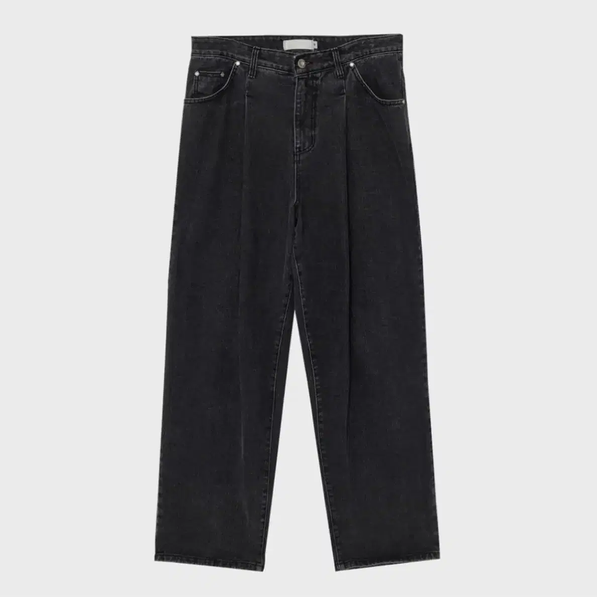 친다운 BOY DENIM PLEATED (WASHED BLACK) 1사이