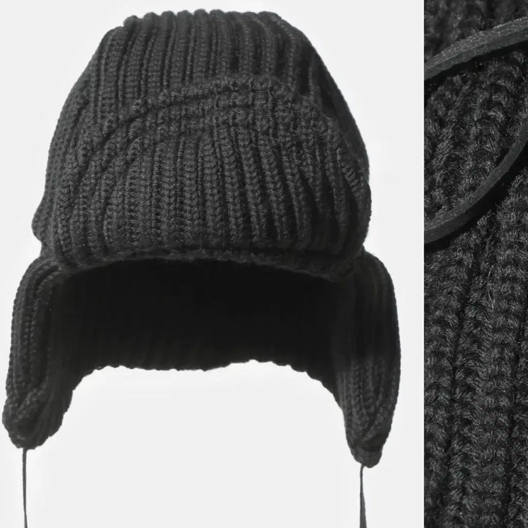 south2west8 bomber cap knit black