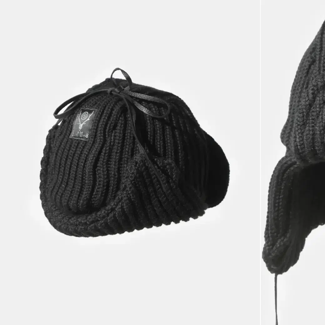 south2west8 bomber cap knit black