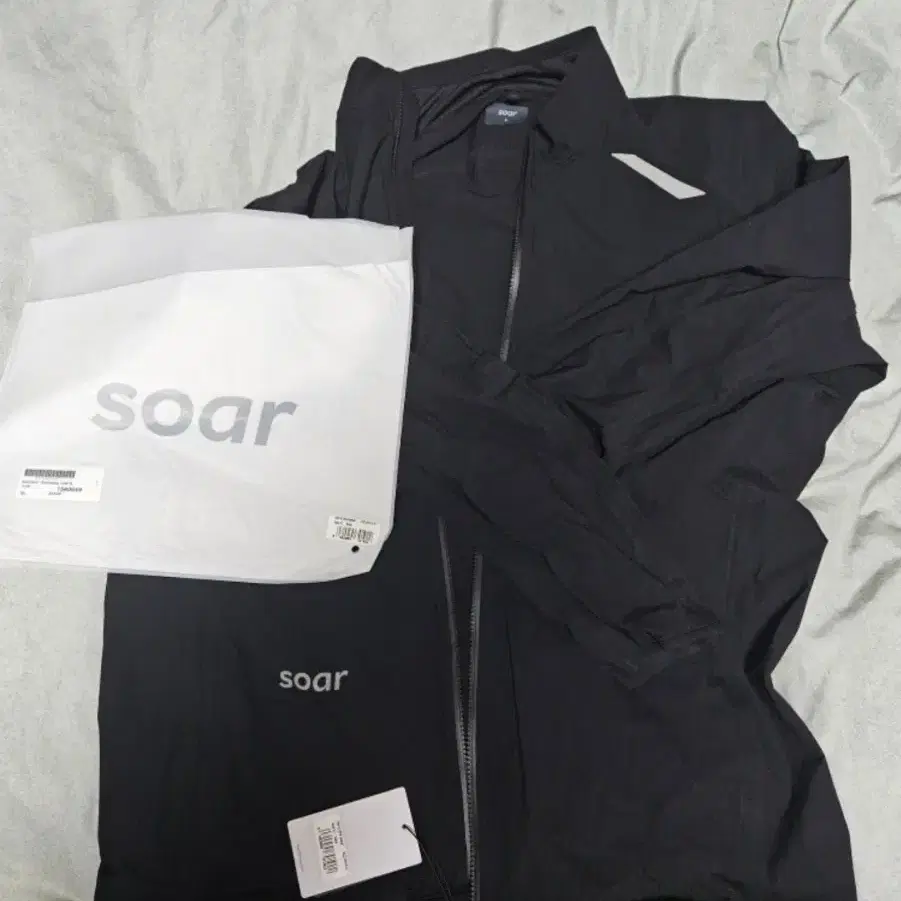 소어러닝 soar running 울트라자켓 + 듀얼런쇼츠 블랙