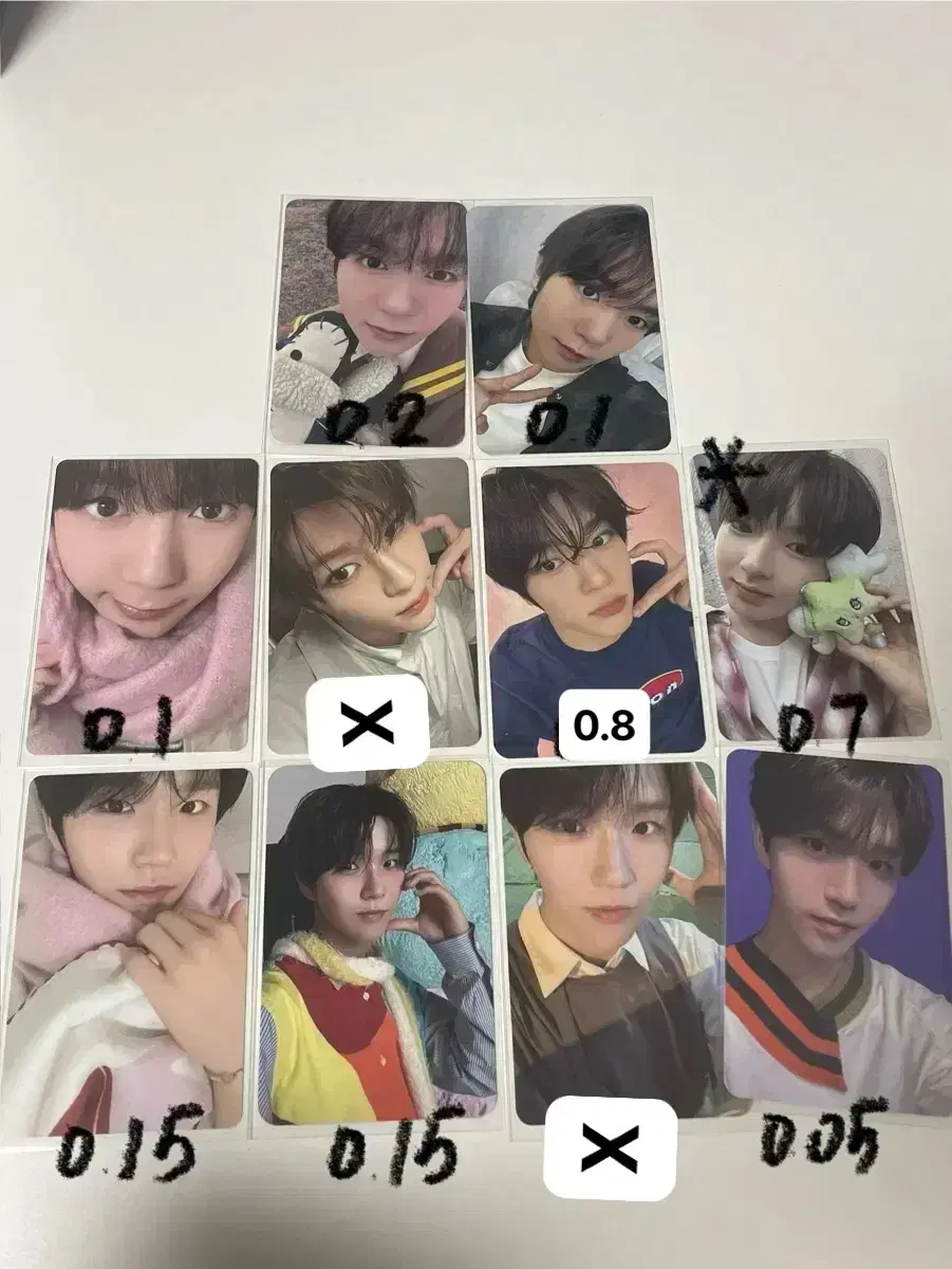 Pink Christmas tc photocard NCT Wish wts riku Uushi Sakuya Steady