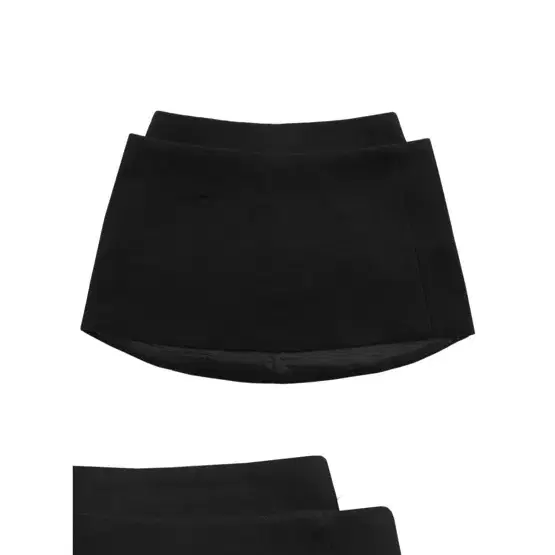 Eonts 에옹쓰 2 layered mini skirt black