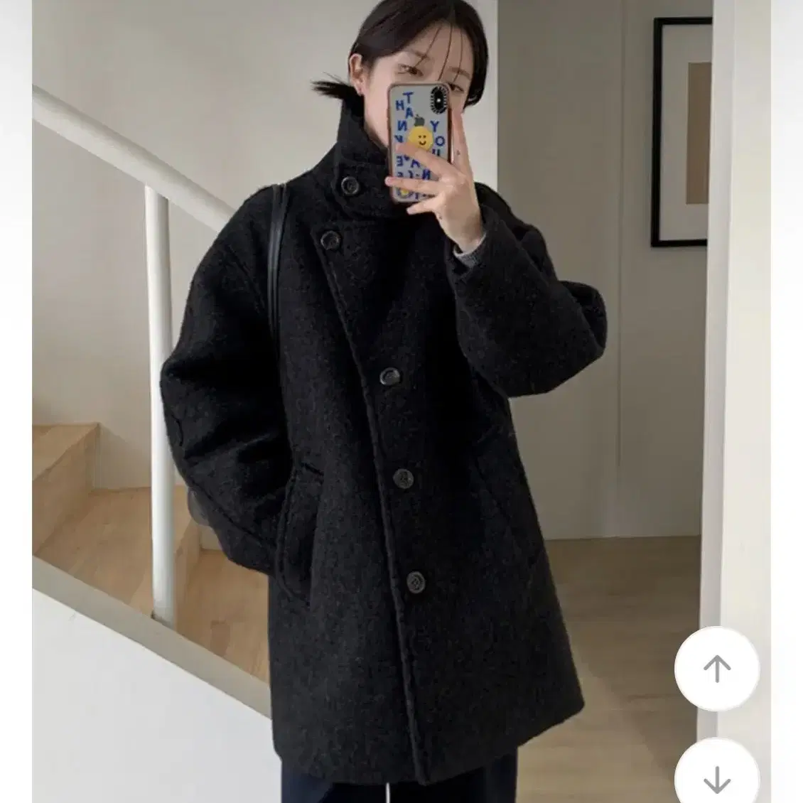 어리틀빗 connie boucle coat