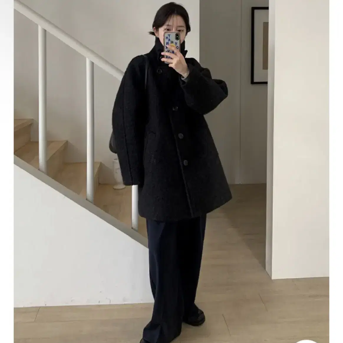 어리틀빗 connie boucle coat