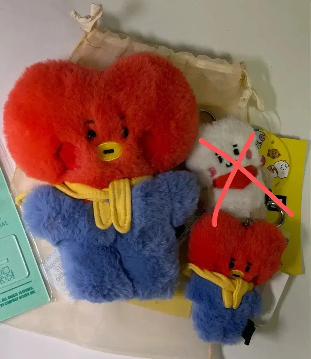 BT21 타타 플랫퍼, 미니 플랫퍼 키링