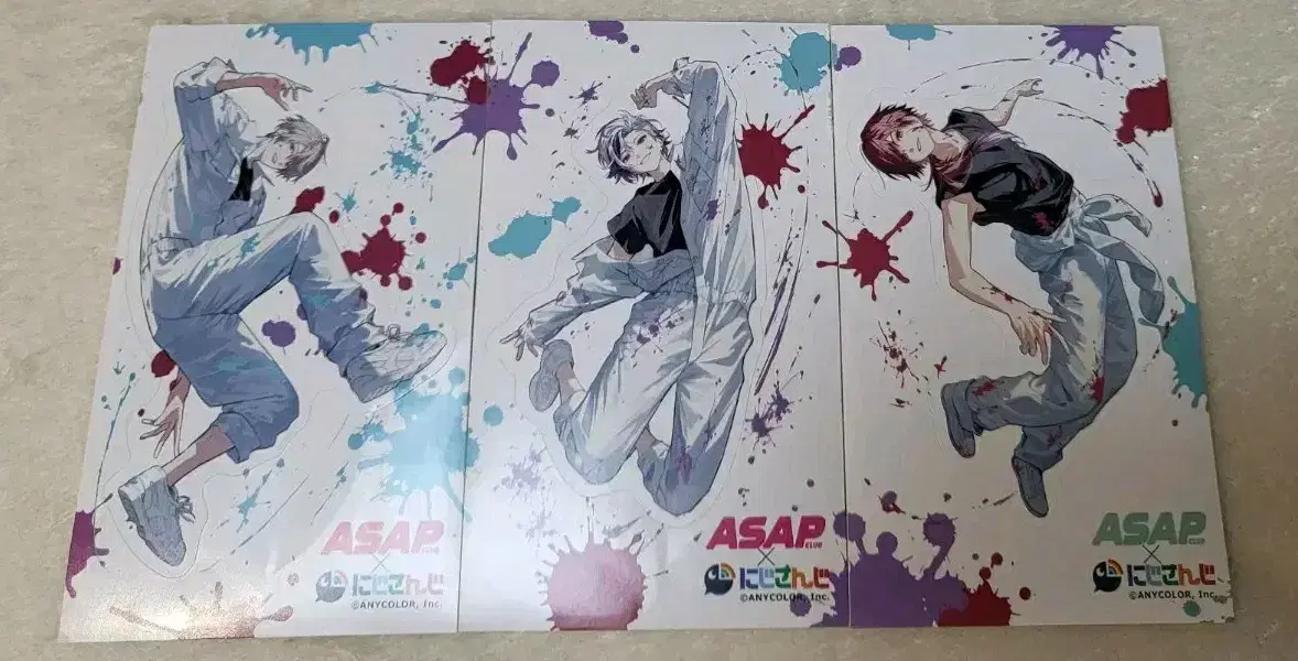 NIJISANJI ASAP sticker Kanae Kuzuha Salome Fuwa Kaida Loren