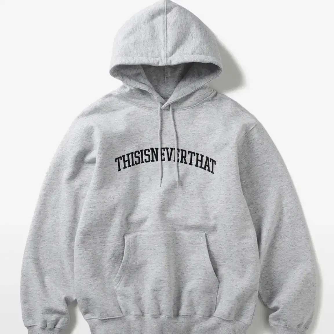 디스이즈네버댓 Arch-Logo Hoodie Heather Grey