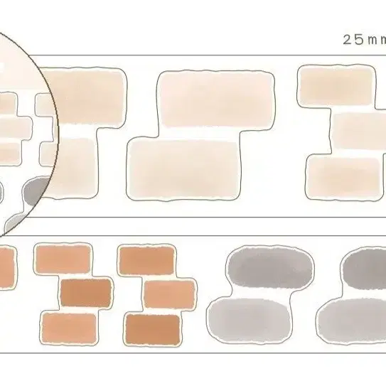 <숌문방구> 돌담과 벽돌담 키스컷띵