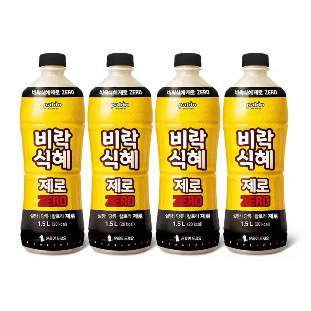 팔도 비락식혜 제로 1.5L 4개