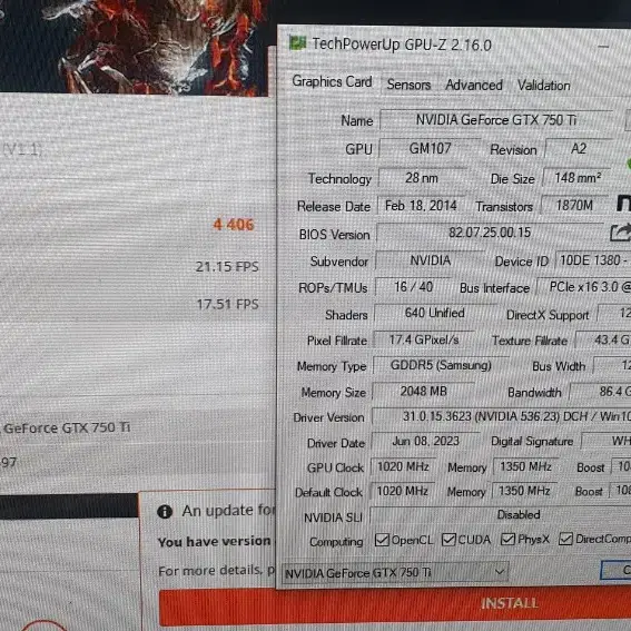 GTX750TI 2G 무전원