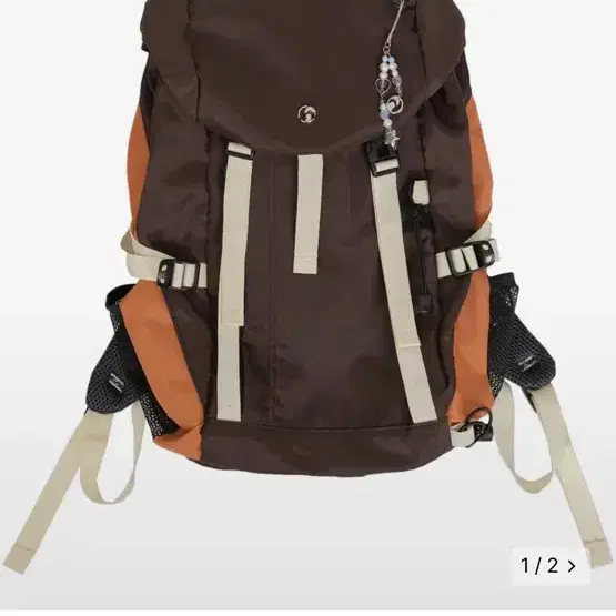 오헤시오 Buckle backpack Brown