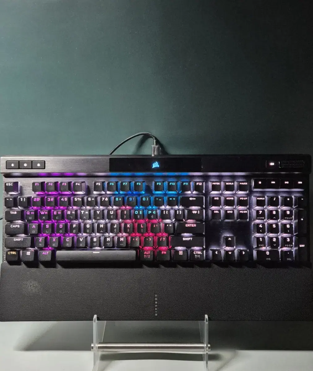 커세어 K70 RGB PRO 체리 청축 레피드트리거 게이밍 진심 키보드