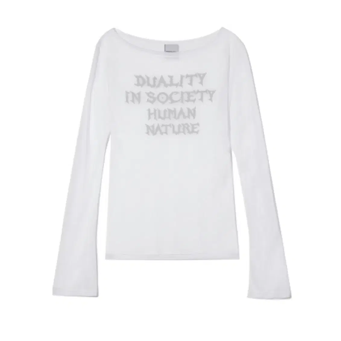 가터갤러리 HUMAN NATURE SHEER MESH TOP