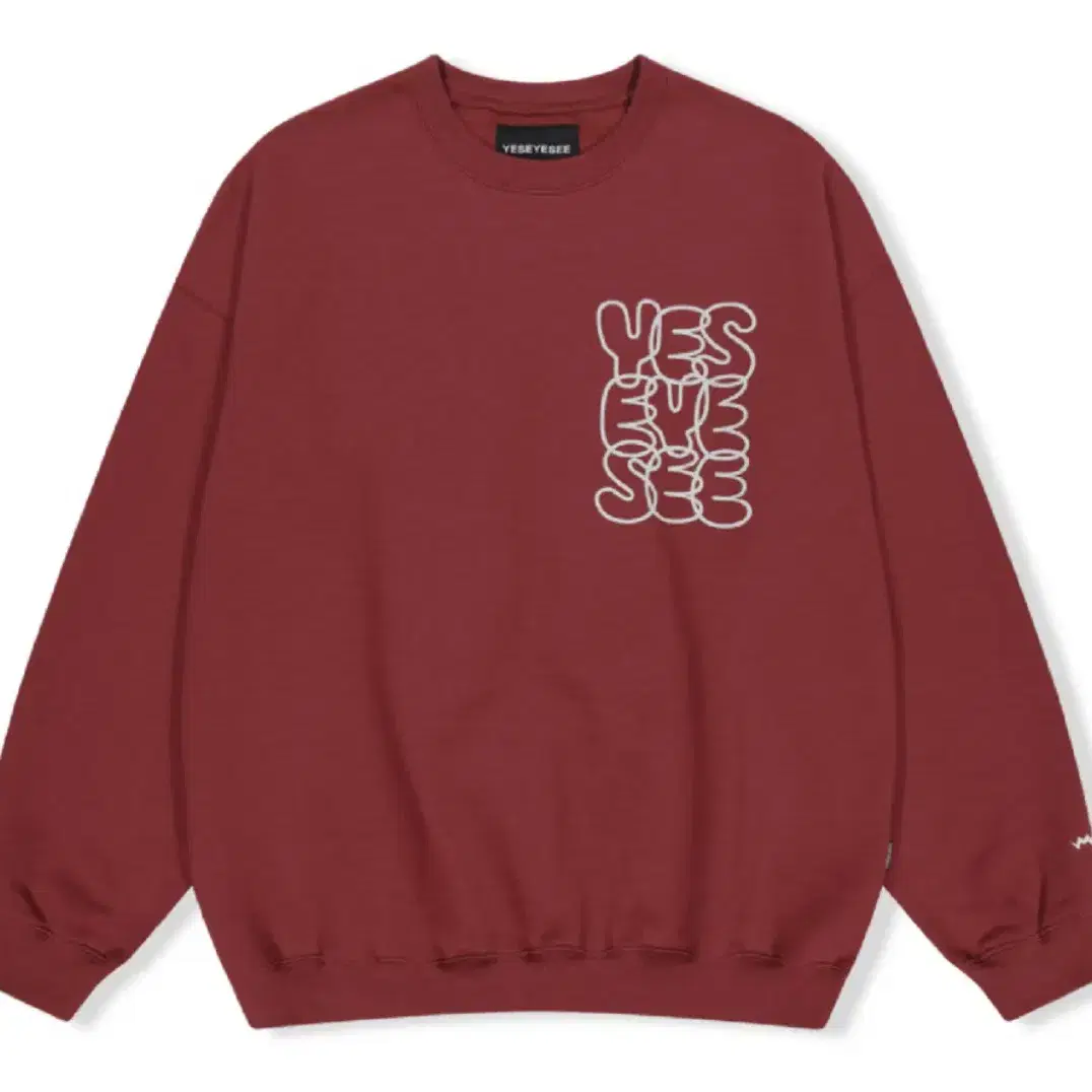 예스아이씨 C-Logo Sweatshirt Brick Red