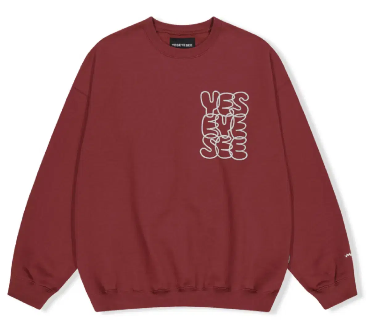 예스아이씨 C-Logo Sweatshirt Brick Red