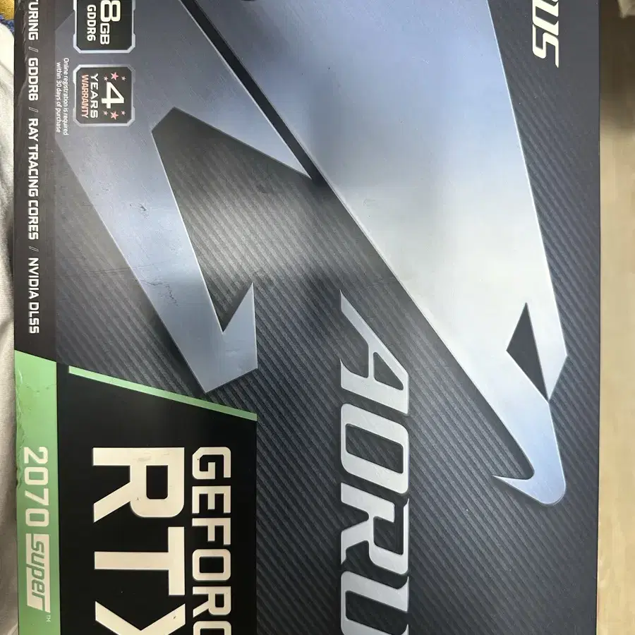 기가바이트 RTX2070super AORUS 판매합니다