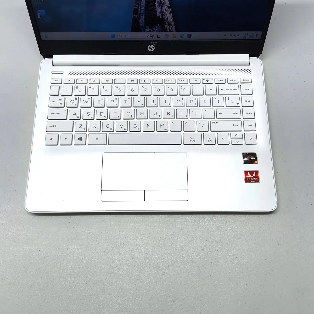 HP 14S-DK0112AU 라이젠5 3500U 램 16G 중고노트북