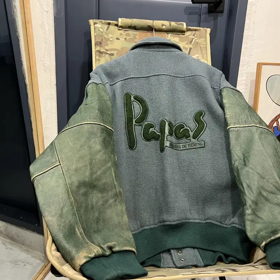 1980s PAPAS JAPANESE LEATHER 빈티지바시티자켓