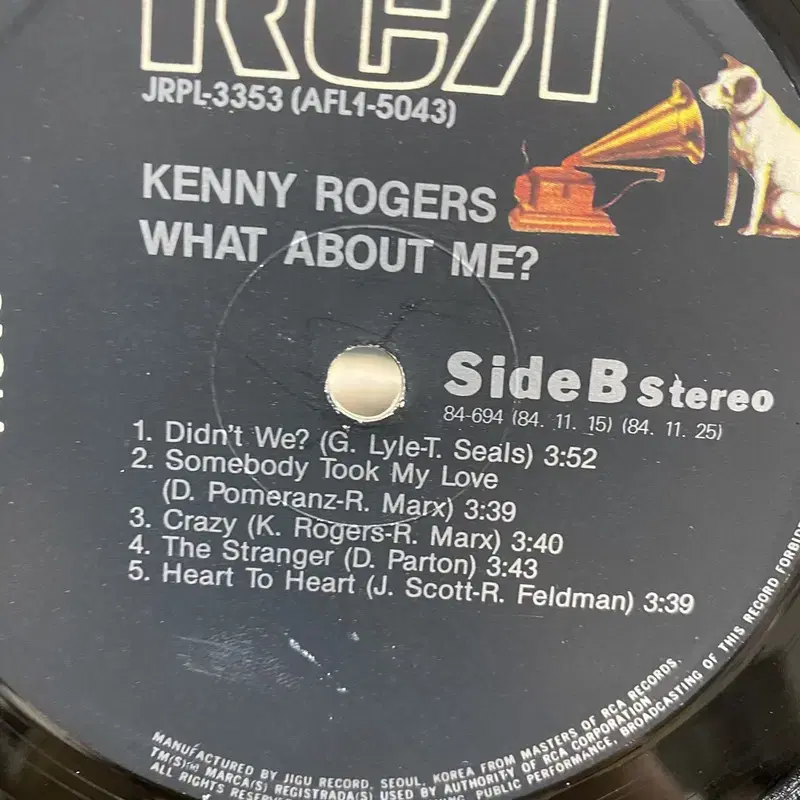 KENNY ROGERS   LP / AA6980