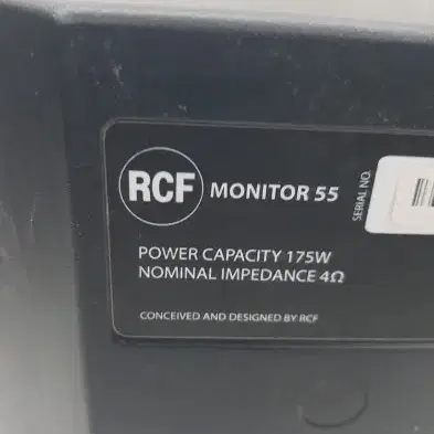 RCF MONITOR 55 5인치 스피커 1개 입니다