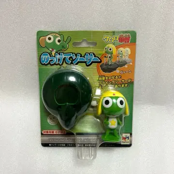 메가하우스 개구리 중사 케로로 접시 피규어 태엽 당시 물건 레트로