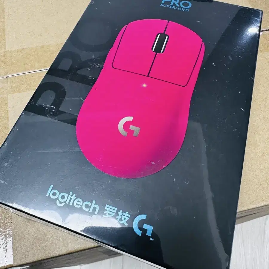 로지텍 G PRO X SUPERLIGHT 핑크 마우스