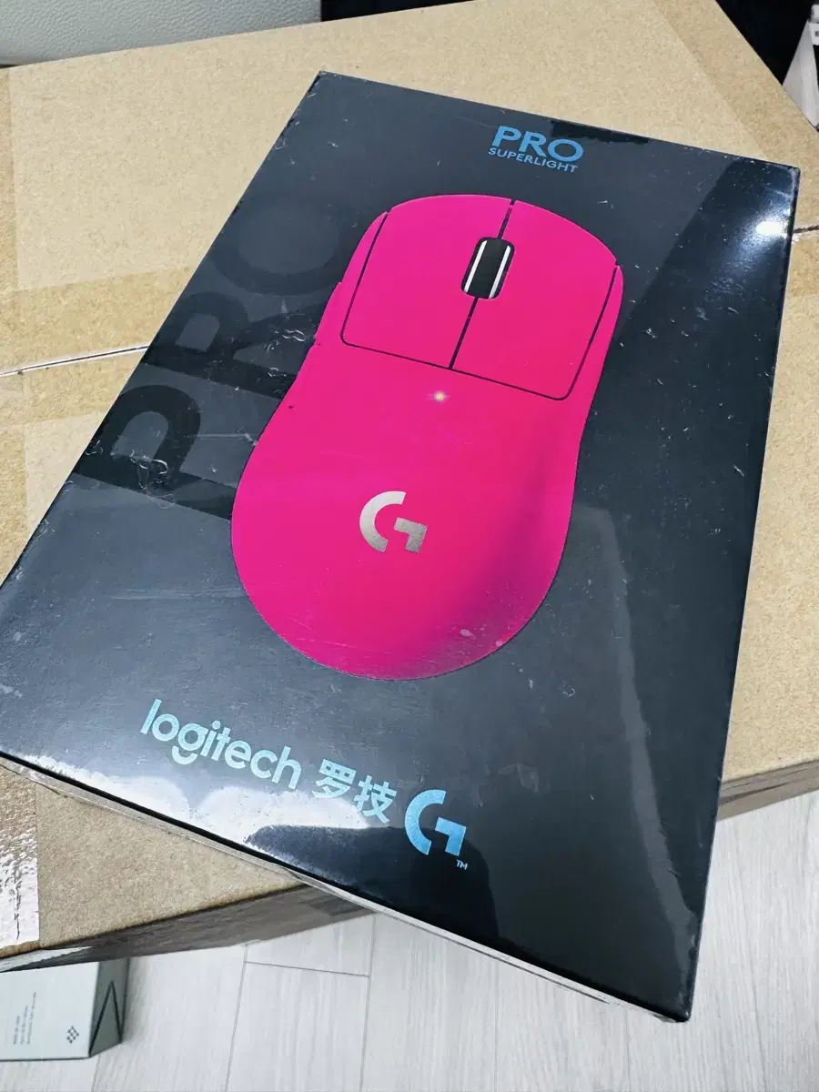 로지텍 G PRO X SUPERLIGHT 핑크 마우스