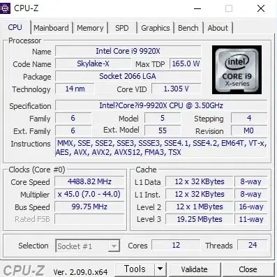 i9 9920x,수냉쿨러,ASUS X299 MARK2