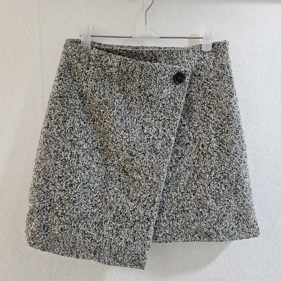 [RE RHEE] WOOL BLEND WRAP SKIRT 리이