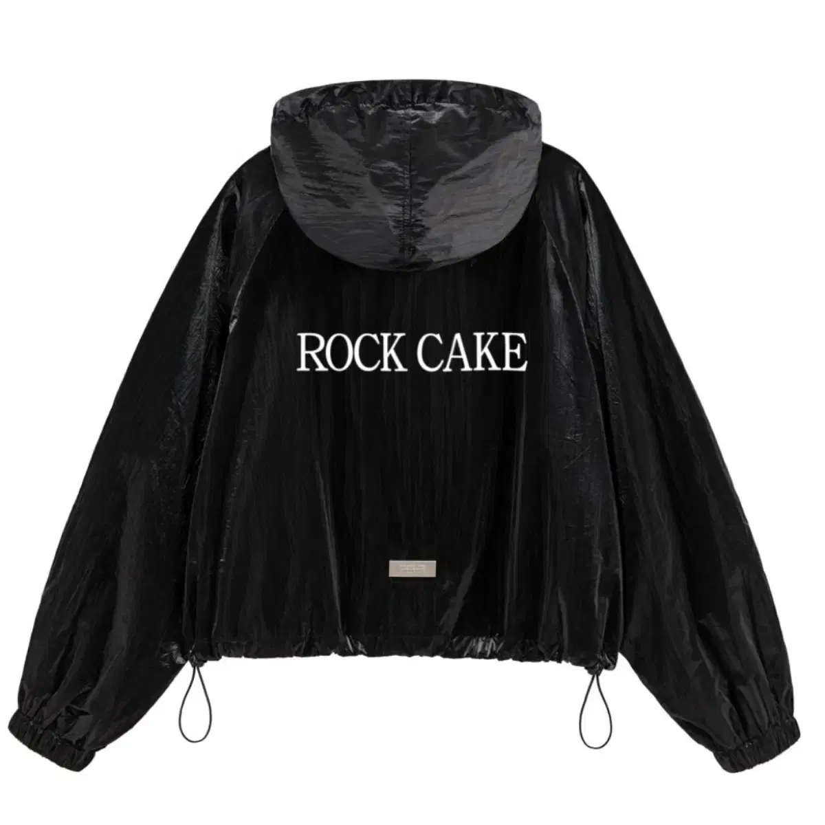 락케이크 크롭 자켓 Rockcake Coated Crop Jacket