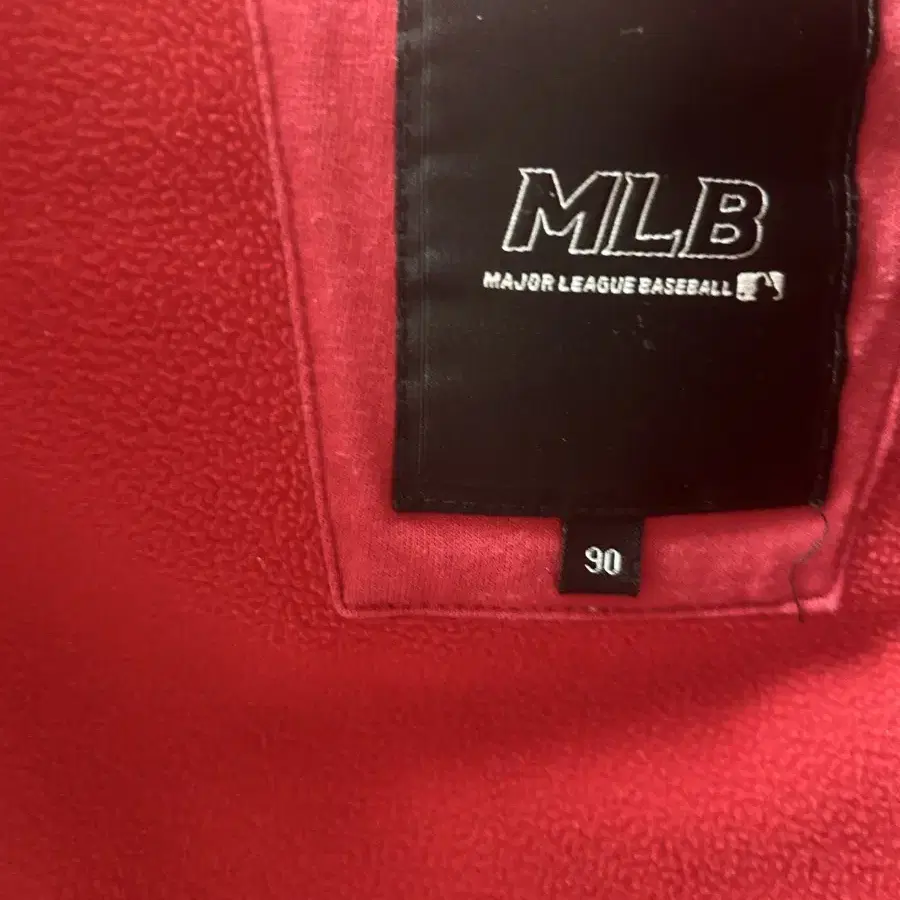 MLB 빈티지 후드집업 빨강