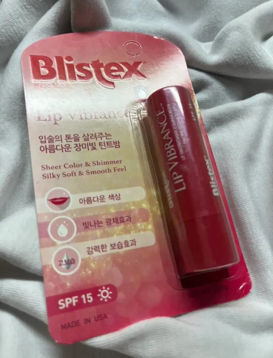 Colored lip balm