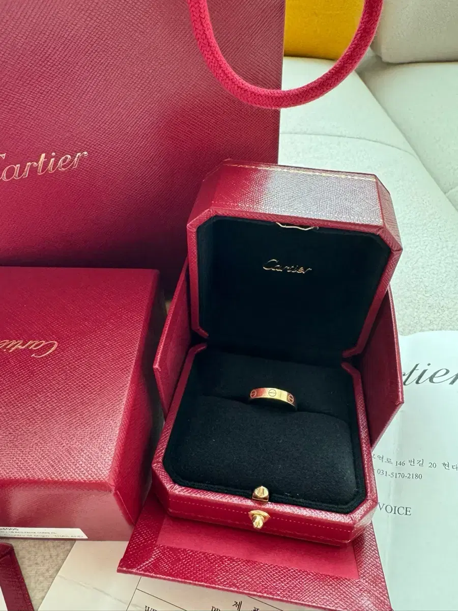 Cartier Love Ring Yel SM 53