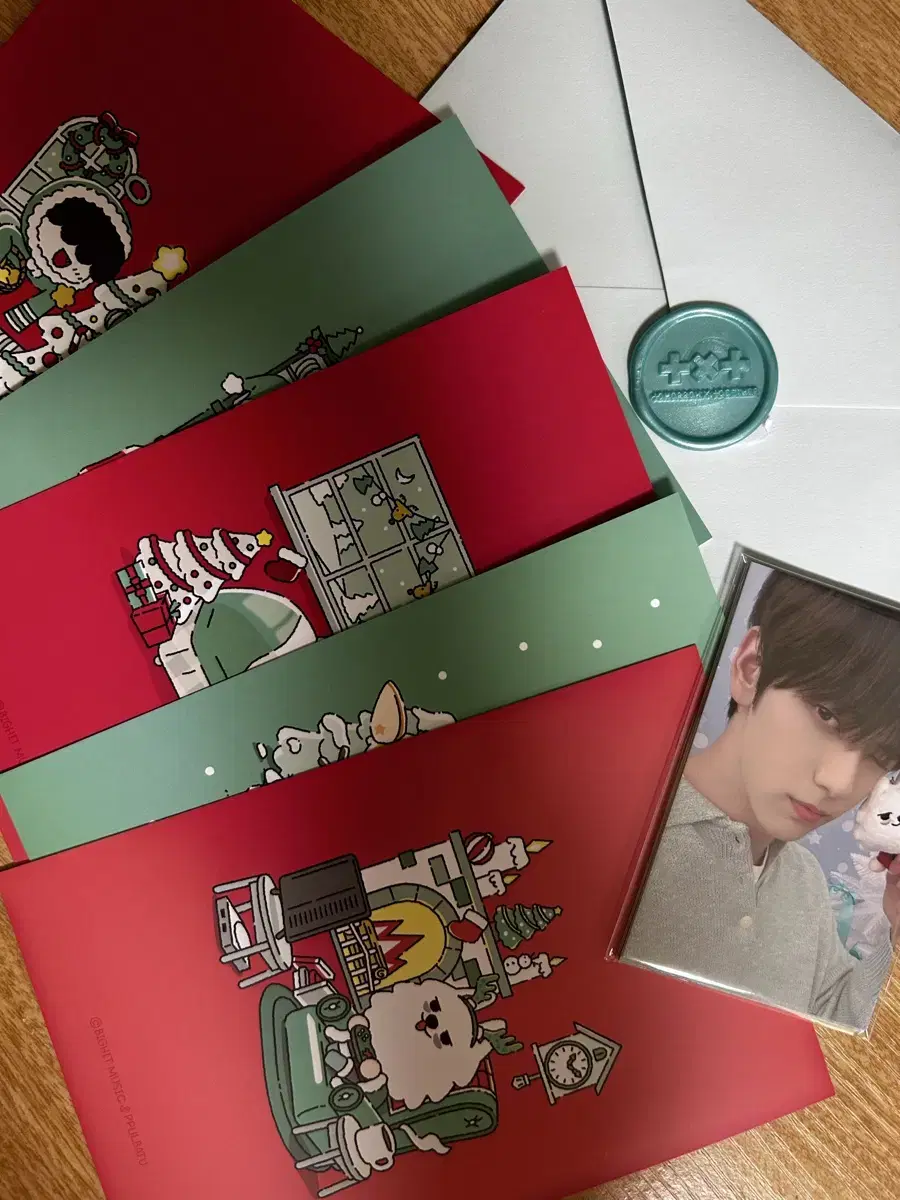 Txt Gospel Festival Holiday photocard sealed reverse jo gong photocard and postcard to sell.