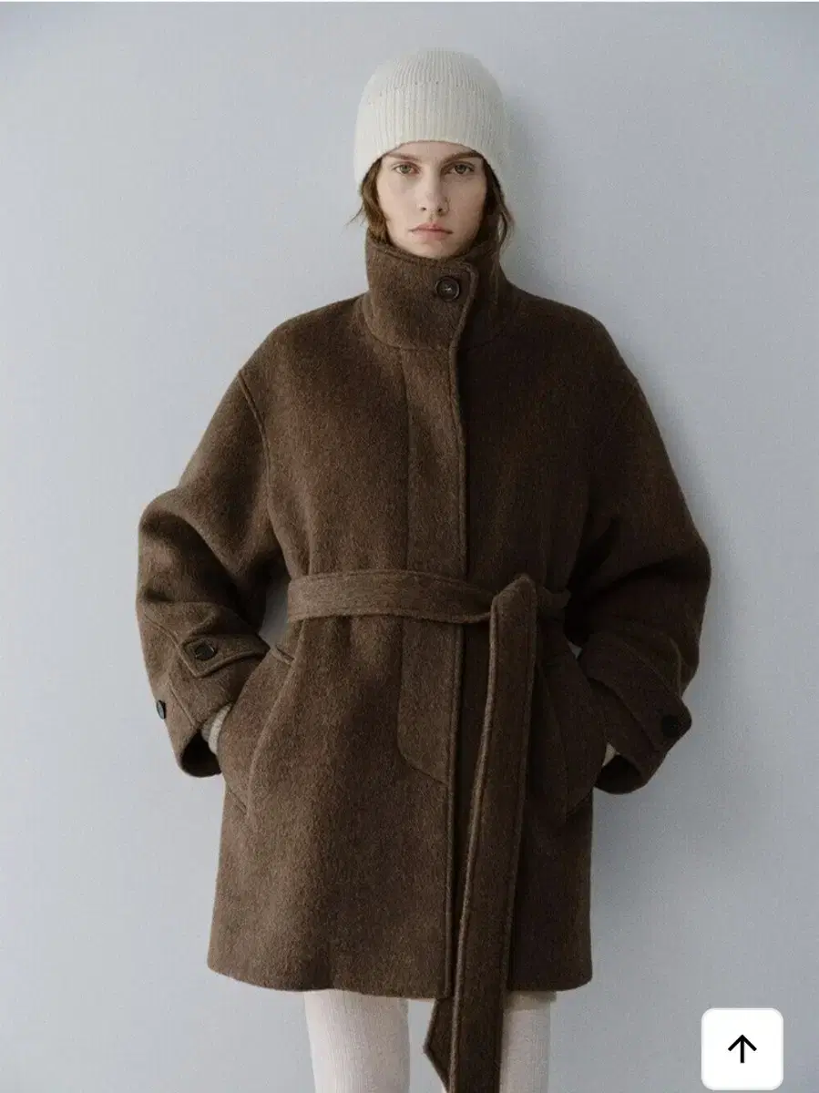 [모한] TFW YAK WOOL HIGH NECK HALF COAT