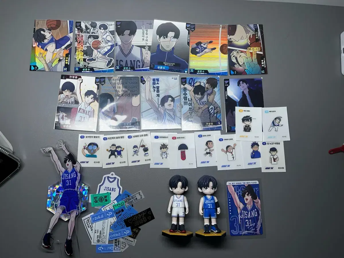 Garbage Time Sung Jun Goods BandBuSeal Collecting Card Figures acrylic sticker Disposal