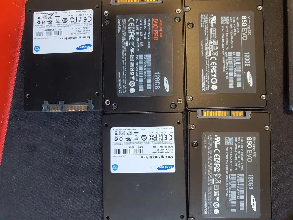 삼성 ssd 128g.120g 5개