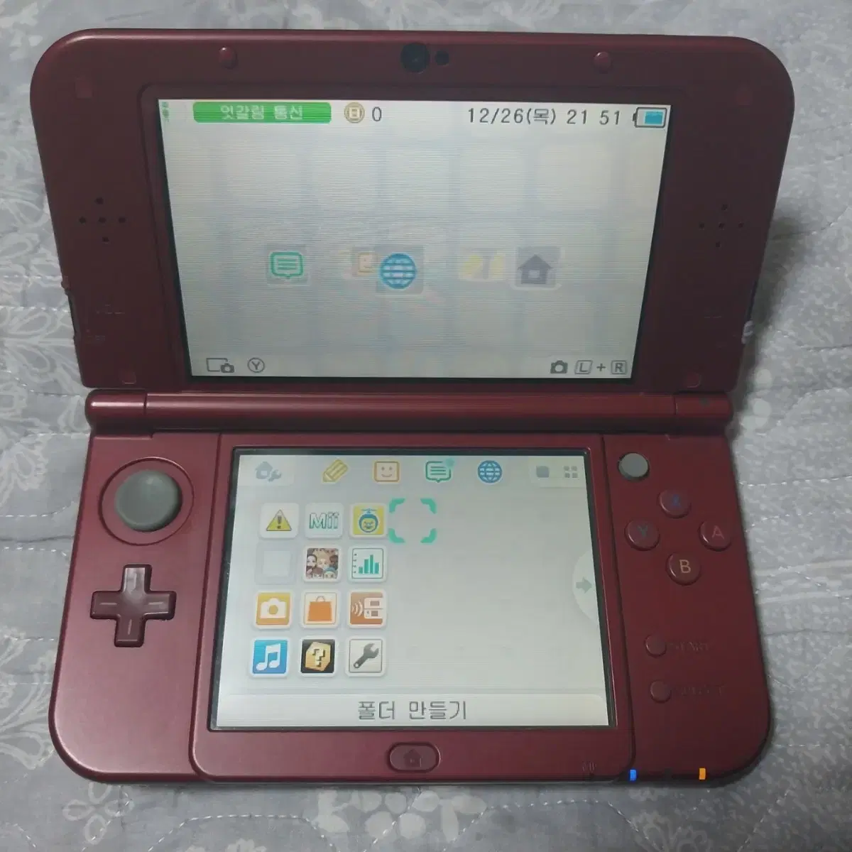 new 3ds xl 뉴큰 팝니다