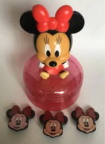 빈티지 미니 마우스 피규어(소품함)와 마그넷 세트